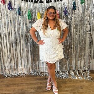 Women’s Lace Short Mini Bachelorette Dress